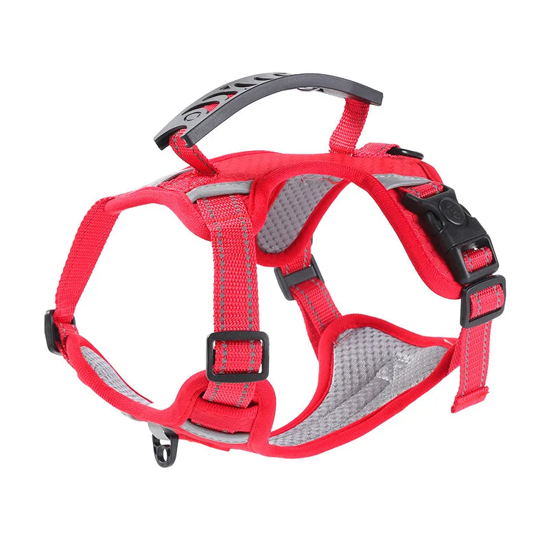 Explosion Proof Dog Chest Harness Leash Anti Breakaway