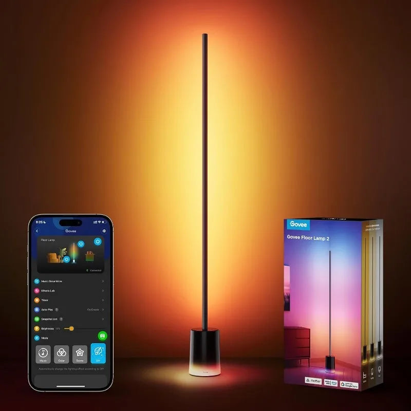 Floor Lamp 2 With Matter RGBIC LED Alexa Compatible 1725lm