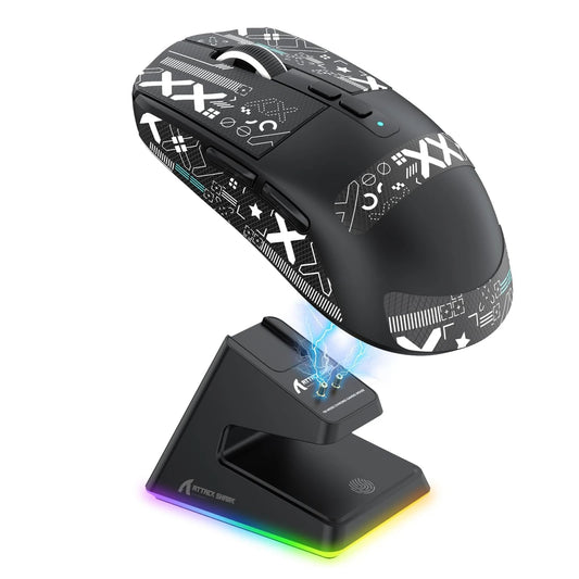 Attack Shark X6 Wireless Gaming Mouse PAW3395 26K DPI RGB