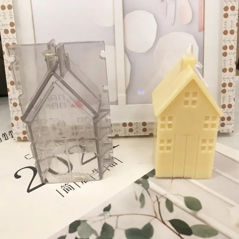 Small House Candle Mold Kit Silicone For Handmade Candles