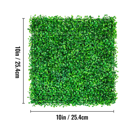 SucceBuy Boxwood Hedge Panels Artificial Plant Wall Decor