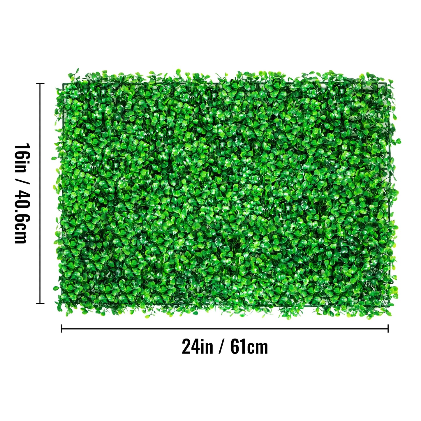 SucceBuy Boxwood Hedge Panels Artificial Plant Wall Decor