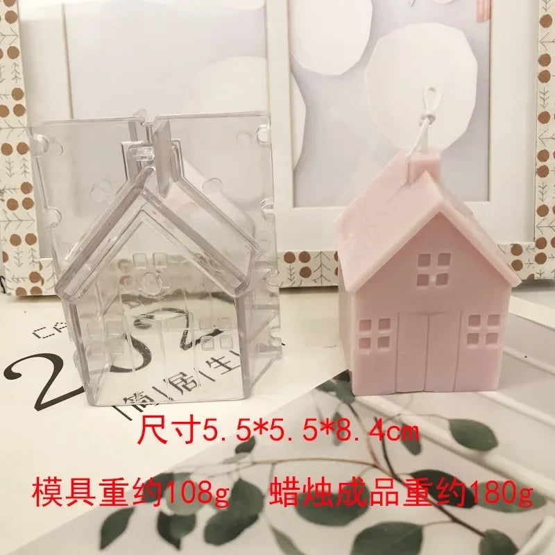 Small House Candle Mold Kit Silicone For Handmade Candles