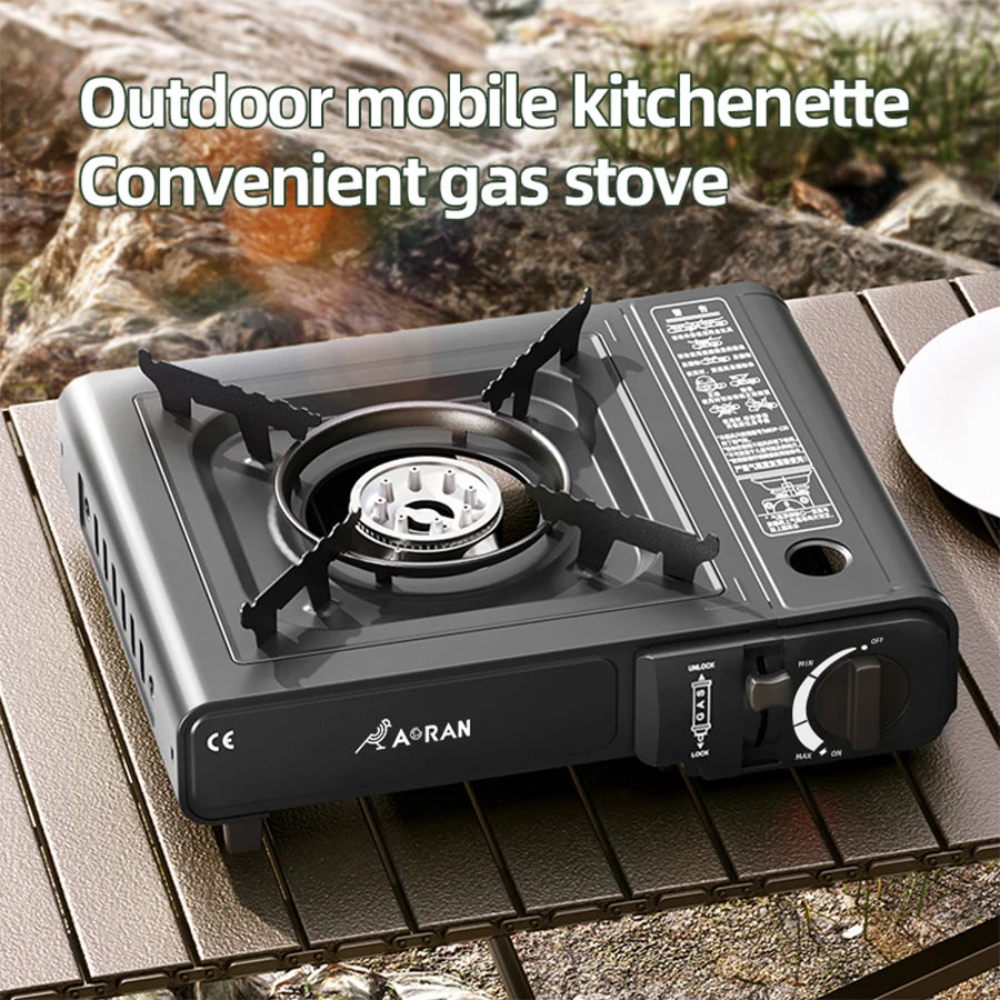 Household Outdoor Portable Card Stove for Camping Use - Ultimate Objects