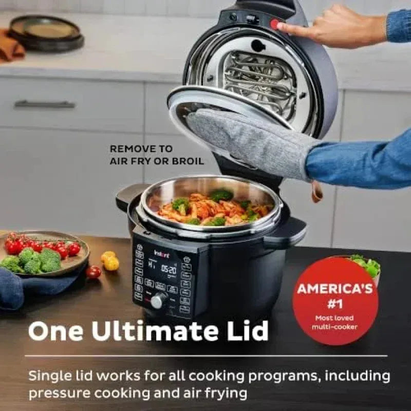 ZAWQ Instant Pot Duo Crisp Lid 13 In 1 6 5 Quart Capacity