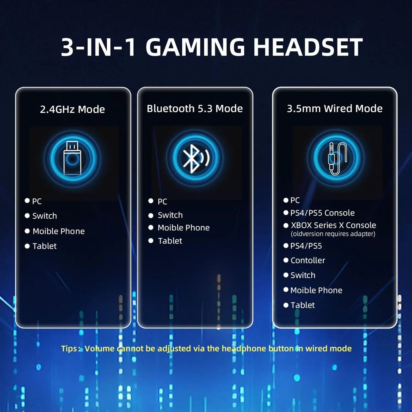 Attack Shark L80Pro Wireless Gaming Headset Dual Microphone