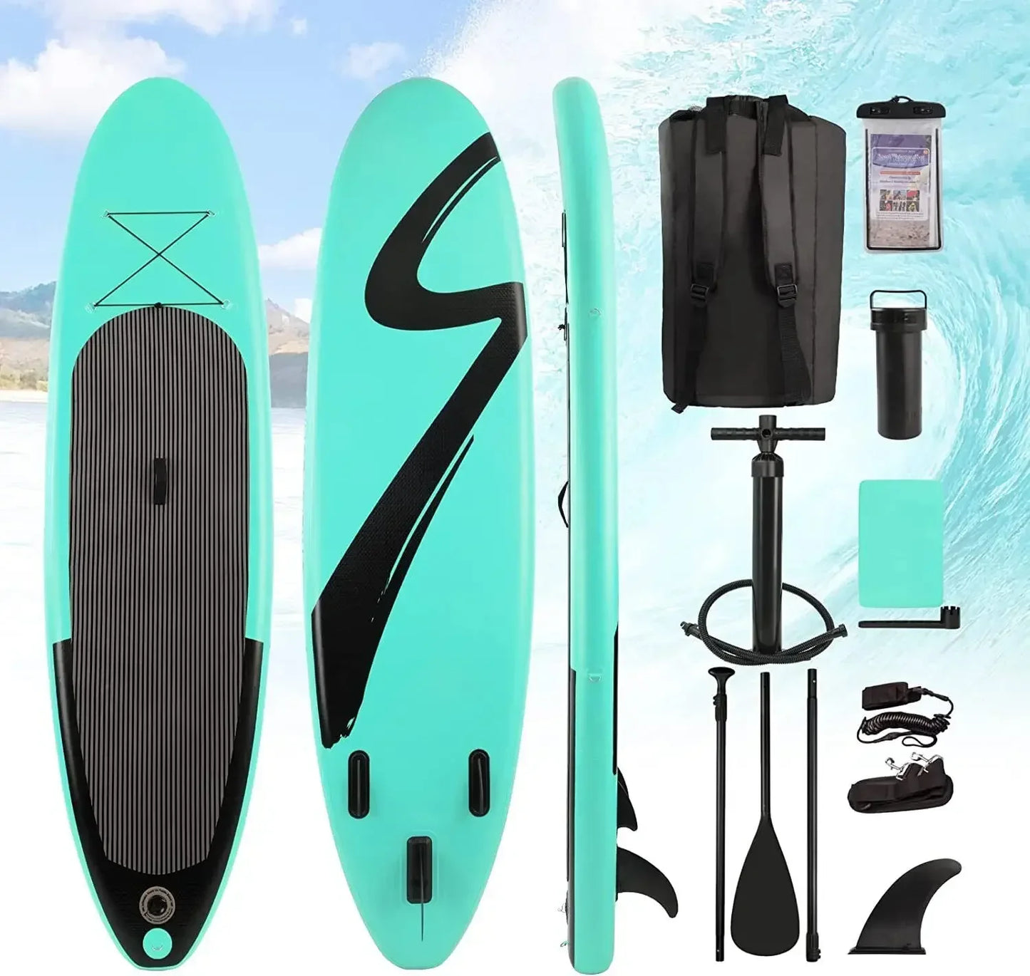 305cm Inflatable Stand Up Paddle Board With Non Slip Deck