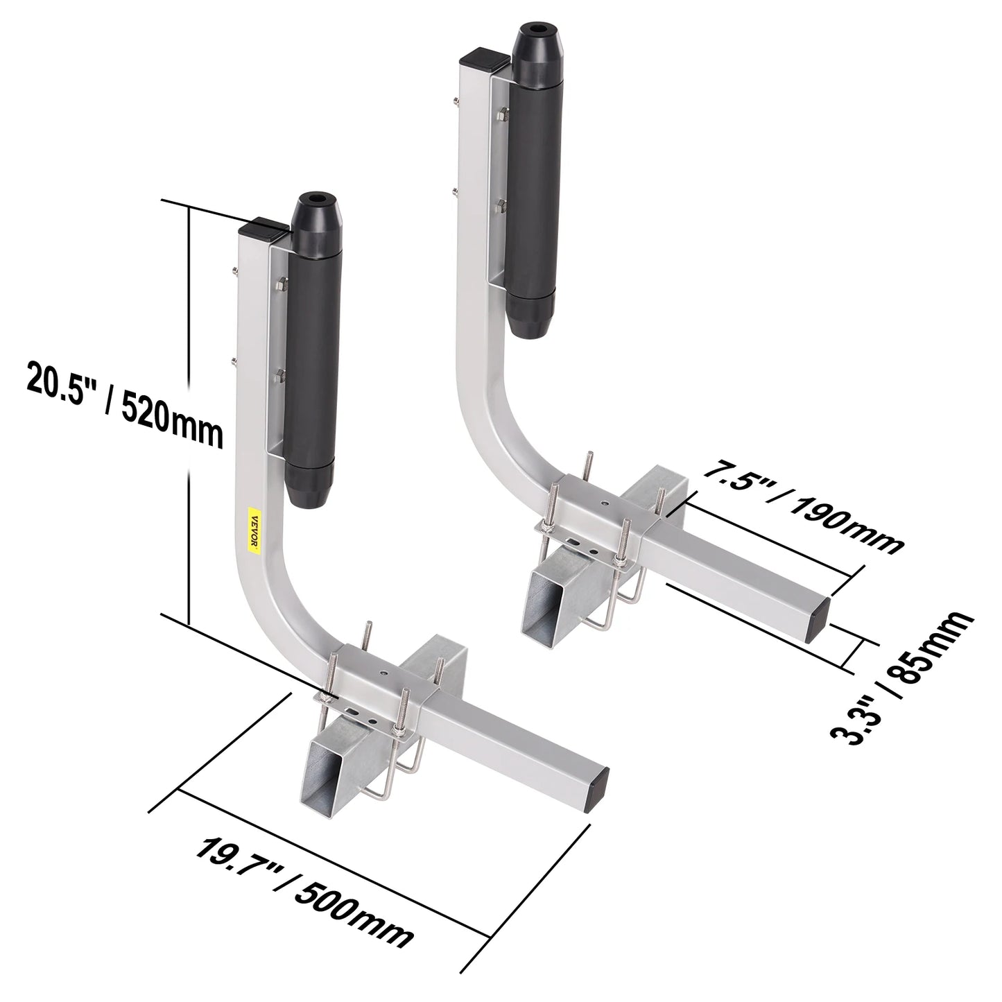 SucceBuy Boat Trailer Guide Adjustable Poles 2PCS Rustproof