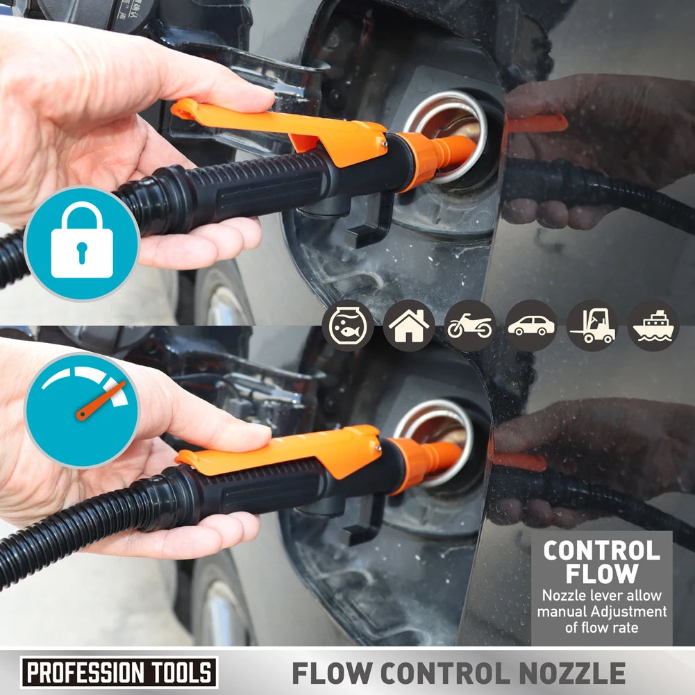Battery Powered Handheld Liquid Oil Transfer Pump For Fuel