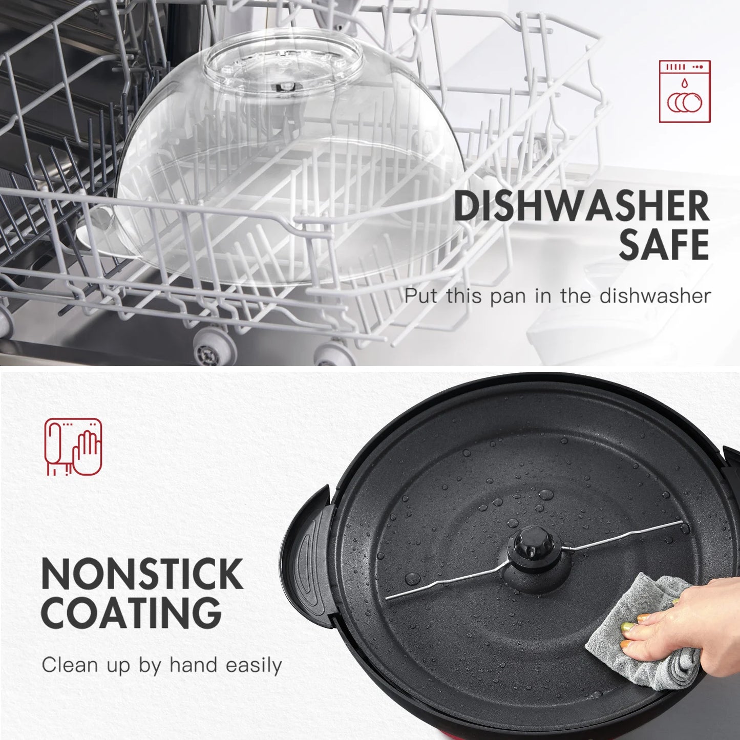 Yabano 6 Quart Electric Popcorn Machine with Nonstick Plate and Quick Heat Technology