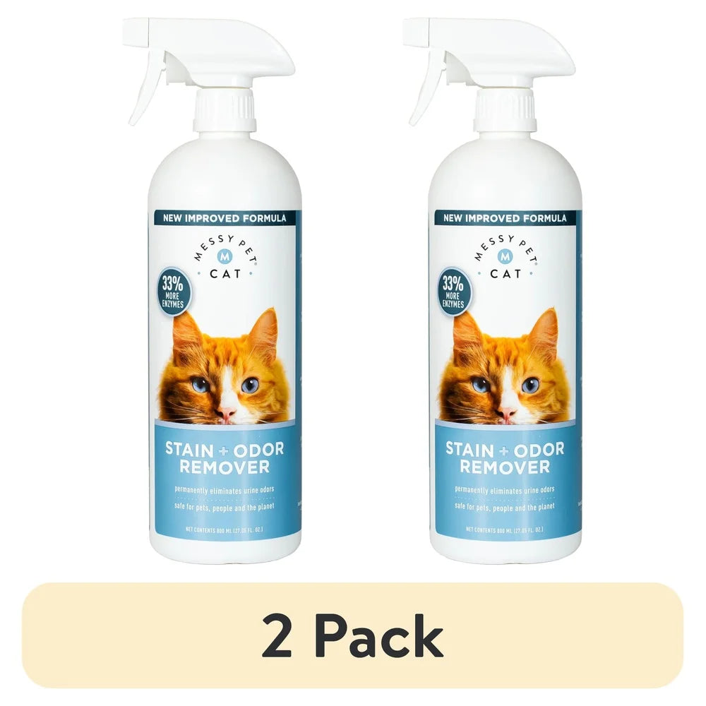 2 Pack Enzymatic Stain Odor Remover 27 Oz Carpets Mattresses