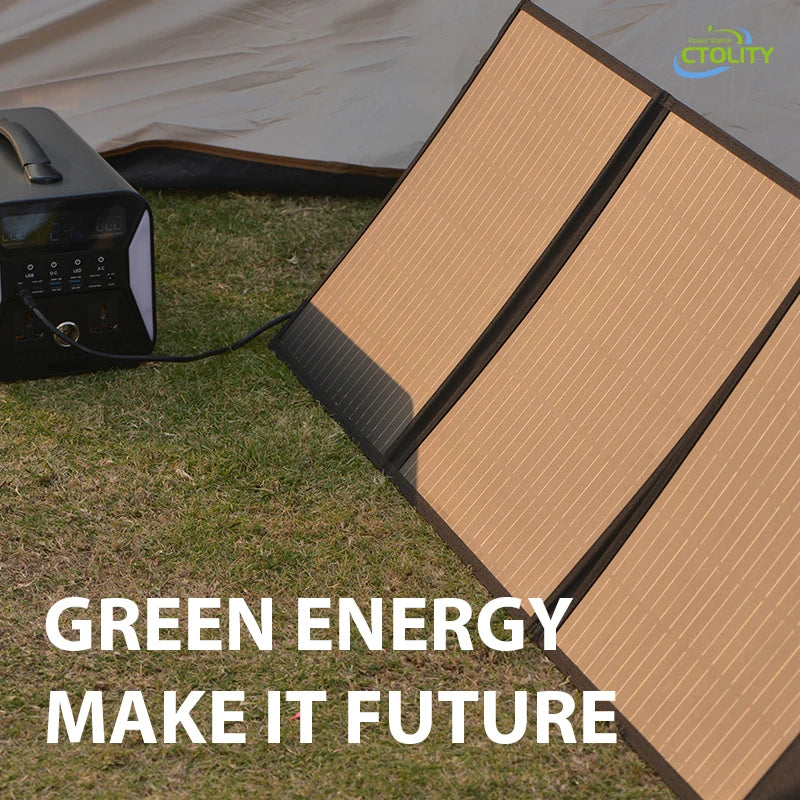18V 100W Portable Flexible Solar Panel Kit for Home Camping Travel and Battery Charger with Fast Shipping
