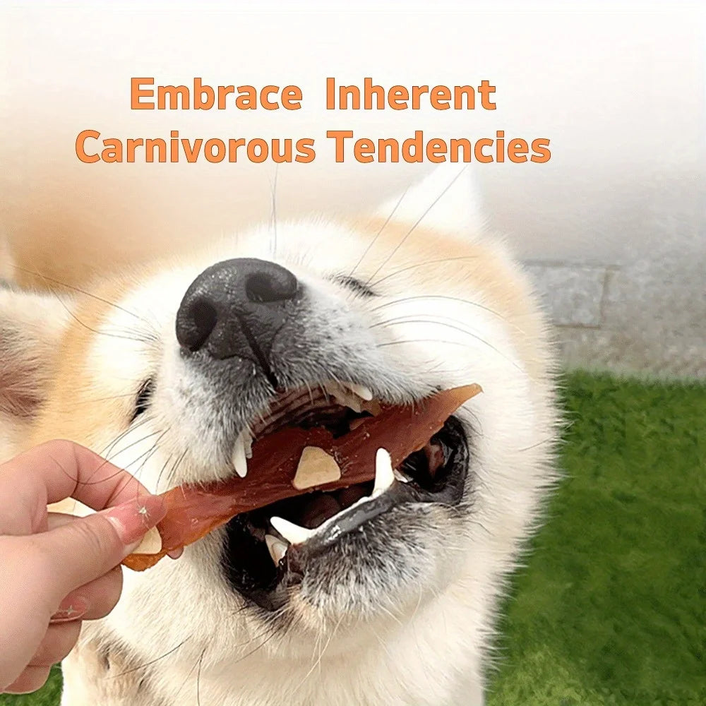 Milk Cheese Duck Jerky Natural Dog Treats 7.05oz 14.11oz All Natural Ingredients Healthy Easily Digestible