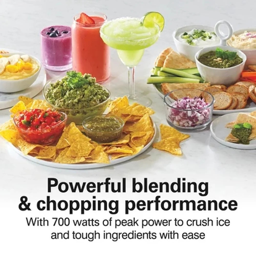 700W 4 Speed Blender Chopper Dishwasher Safe 40 Oz Jar