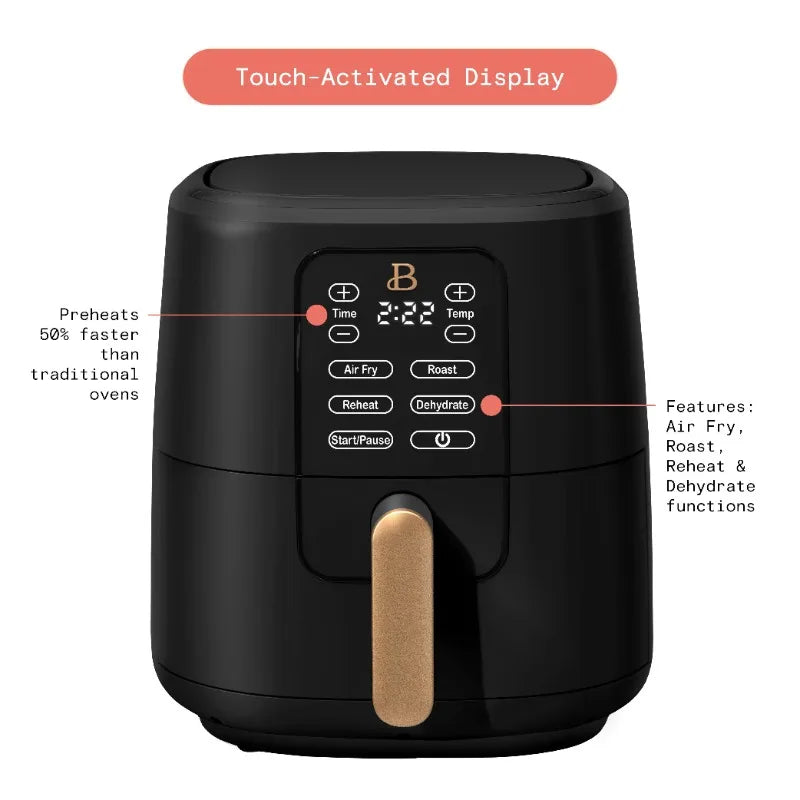 Beautiful 6 Qt Air Fryer With TurboCrisp And Touch Display