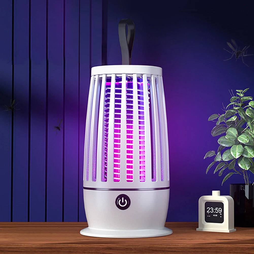 Electric Fly Catcher USB Rechargeable Mosquito Swatter Trap - Ultimate Objects