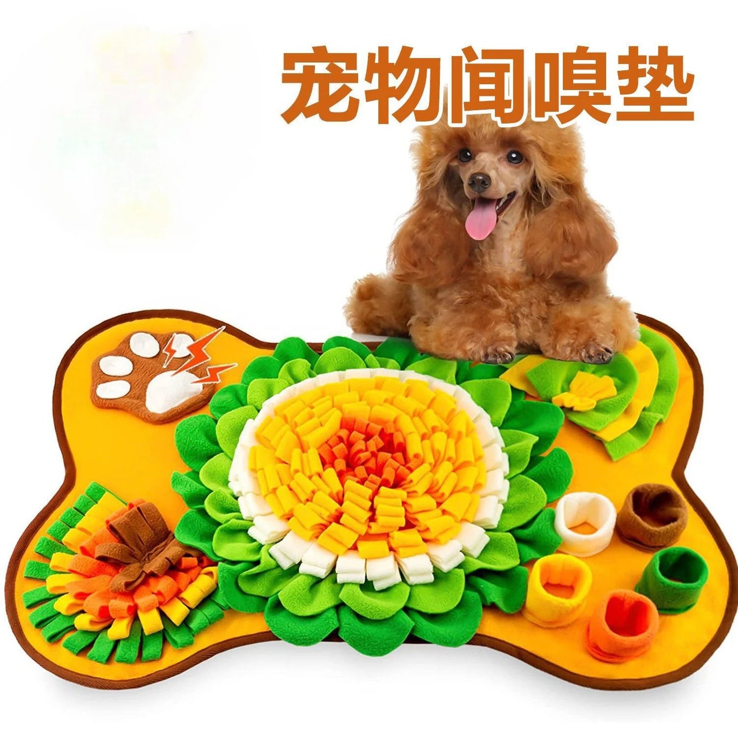 Indoor Dog Sniffing Pad Blanket For Energy Release Activity