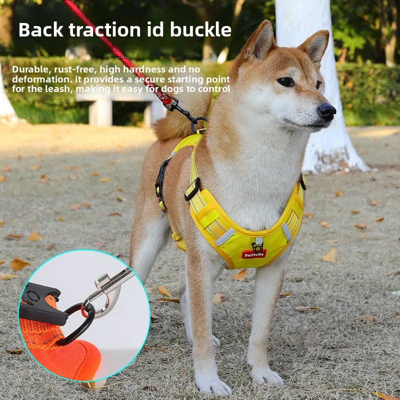Vest Harness Reflective Strip Breathable Mesh For Small Pets