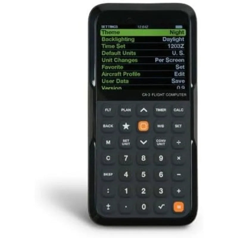 CX3 Flight Computer Electronic E6B Flight Planning FAA Prep