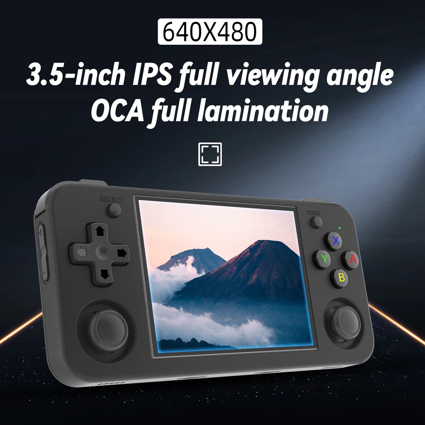 Anbernic RG35XX H Handheld Game Console 3.5 Inch IPS Retro Game Player 3300 mAh Battery Bluetooth Compatible 64GB Storage