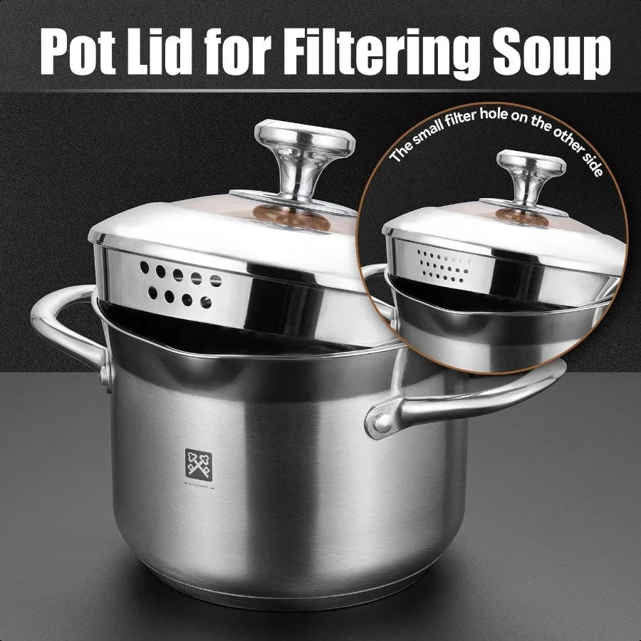 Deep Fryer Pot With Basket And Lid 304 Stainless Steel
