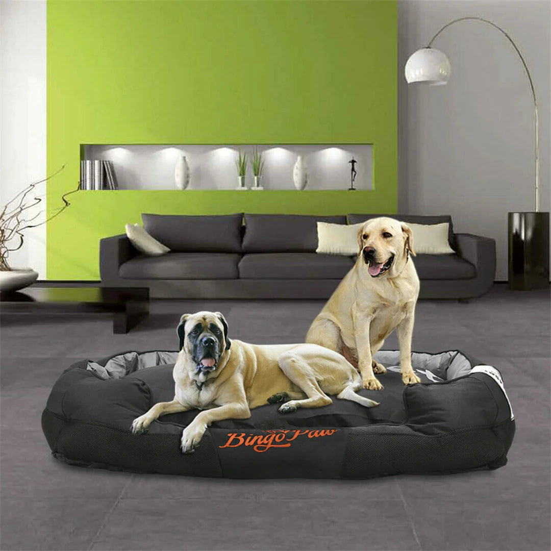 BingoPaw Large Soft Dog Bed Waterproof Removable Cushion