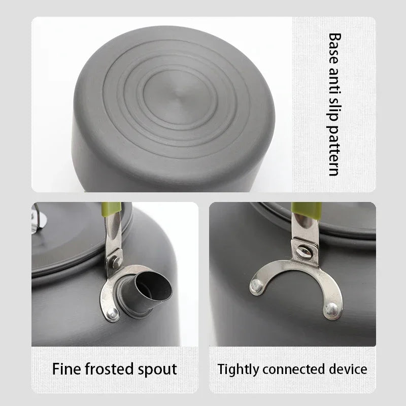 Water Kettle Portable Ultralight Titanium Aluminum Camping - Ultimate Objects