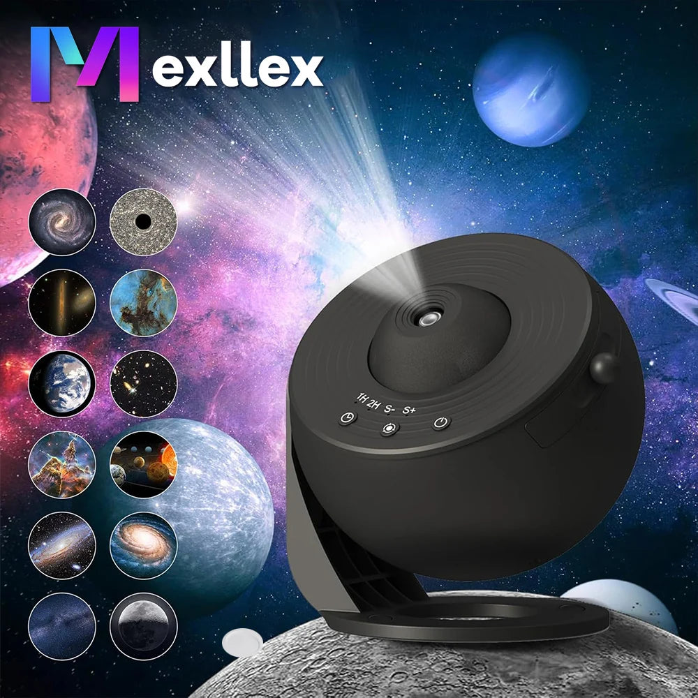 Mexllex Starry Sky Globe Galaxy Projection Night Light Gift