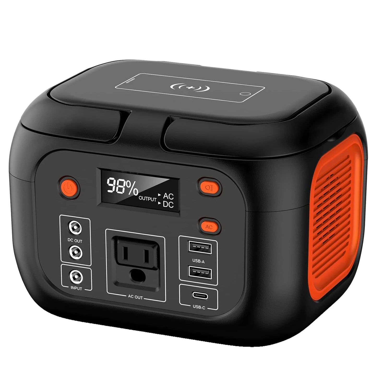 600W 300W 200W 120W Portable Power Station 110V AC Outlets Solar Generator Energy Storage Power Bank for Camping Travel RV Home