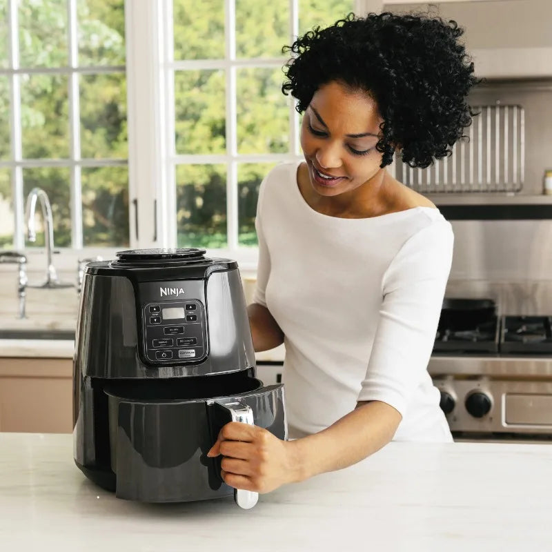 Ninja 4 Qt Air Fryer Nonstick Basket Crisper Plate Black