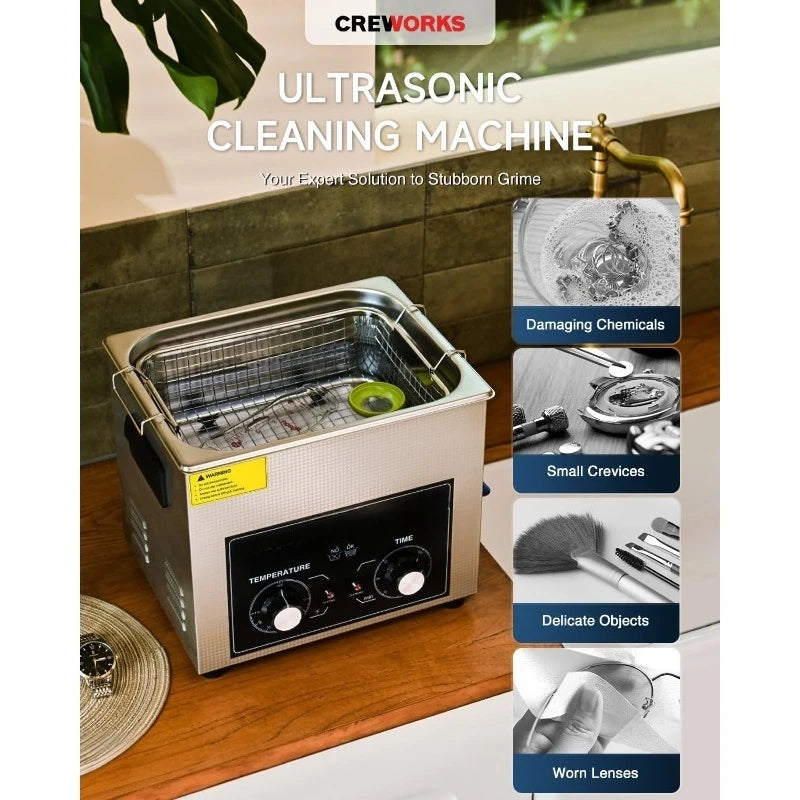 10L Ultrasonic Cleaning Machine With Heater And Timer 240W