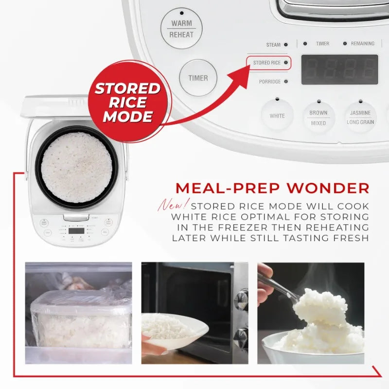 Cuckoo CR0605F 6 Cup Micom Rice Cooker Nonstick Menu Options