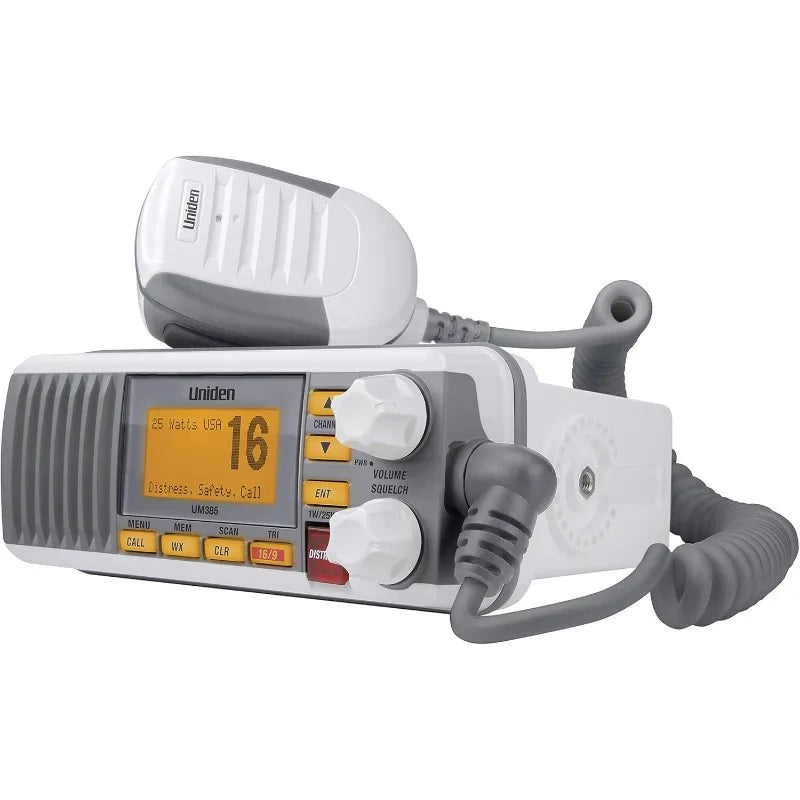 Um385 25W Fixed Mount Marine VHF DSC Radio Waterproof IPX4