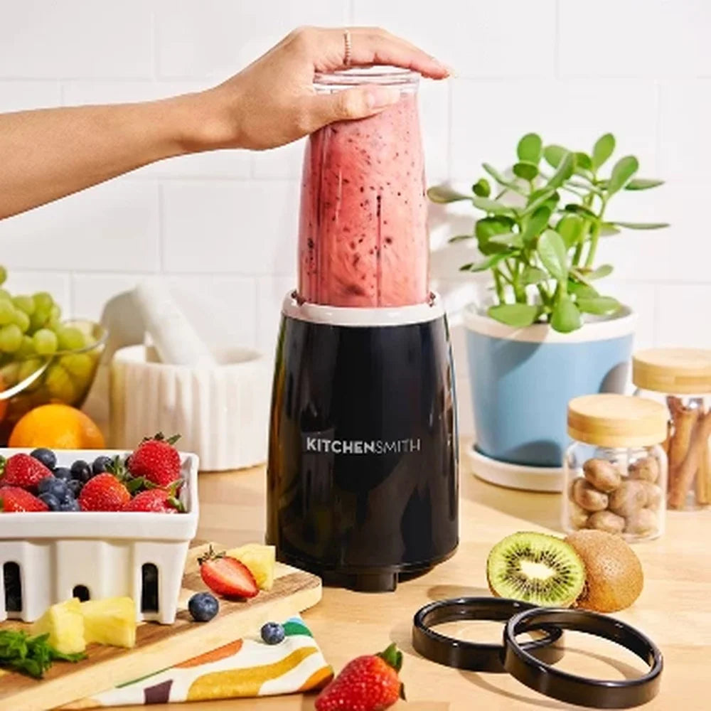 8 Piece Personal Blender Stainless Steel Blade Large Cups