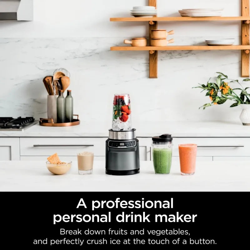 Ninja Nutri Blender Pro Auto IQ 1000 Watt Personal BN400