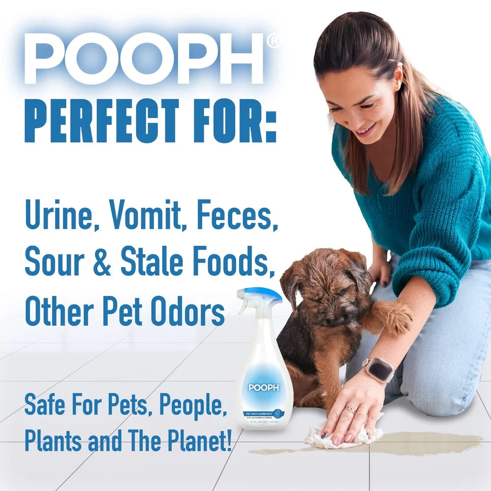Pet Odor Eliminator Spray 32 Oz Fragrance Free Enzymatic