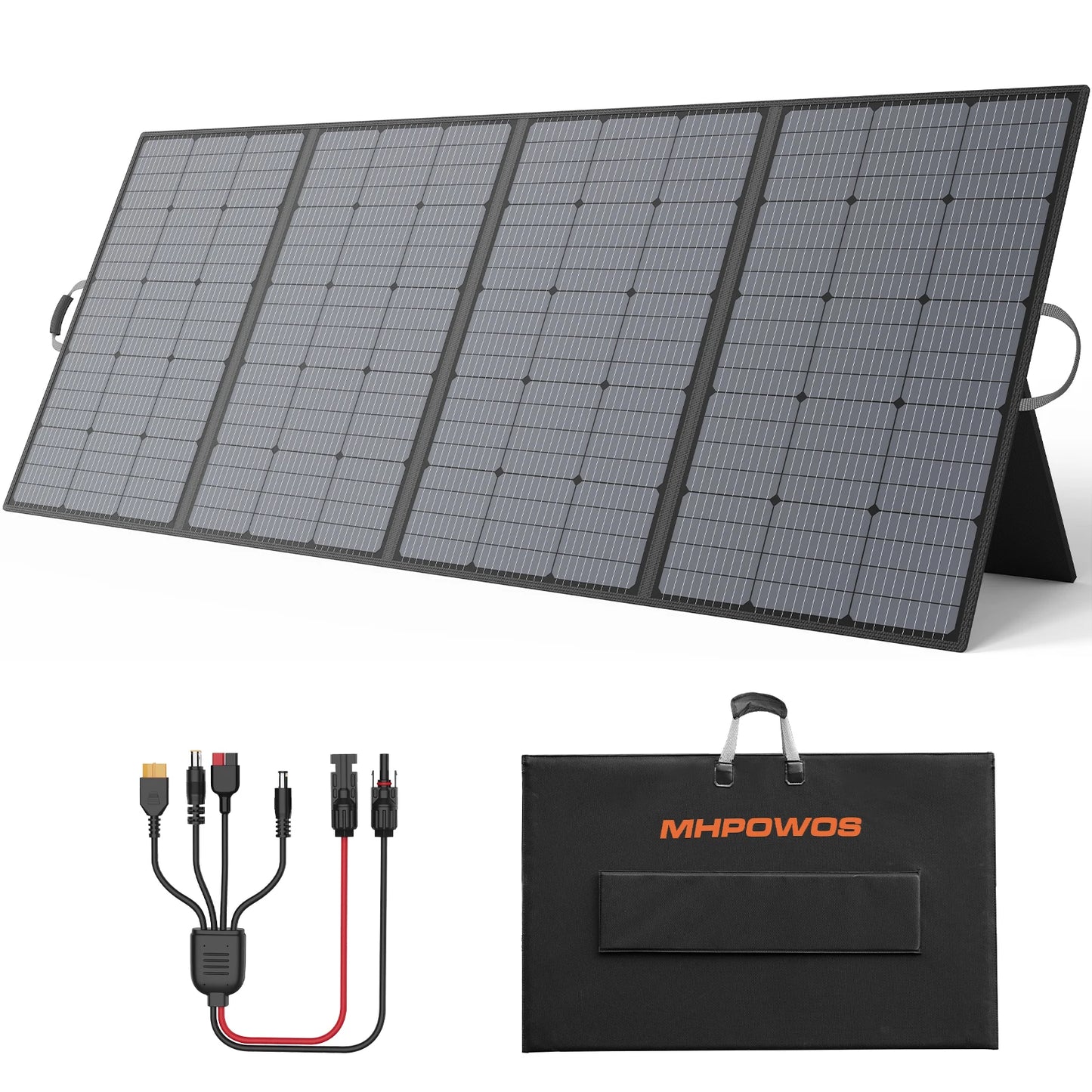 MHPOWOS Portable Solar Panel 31V Solar Charger 400W Outdoor Emergency Backup Power Supply for RV Camping