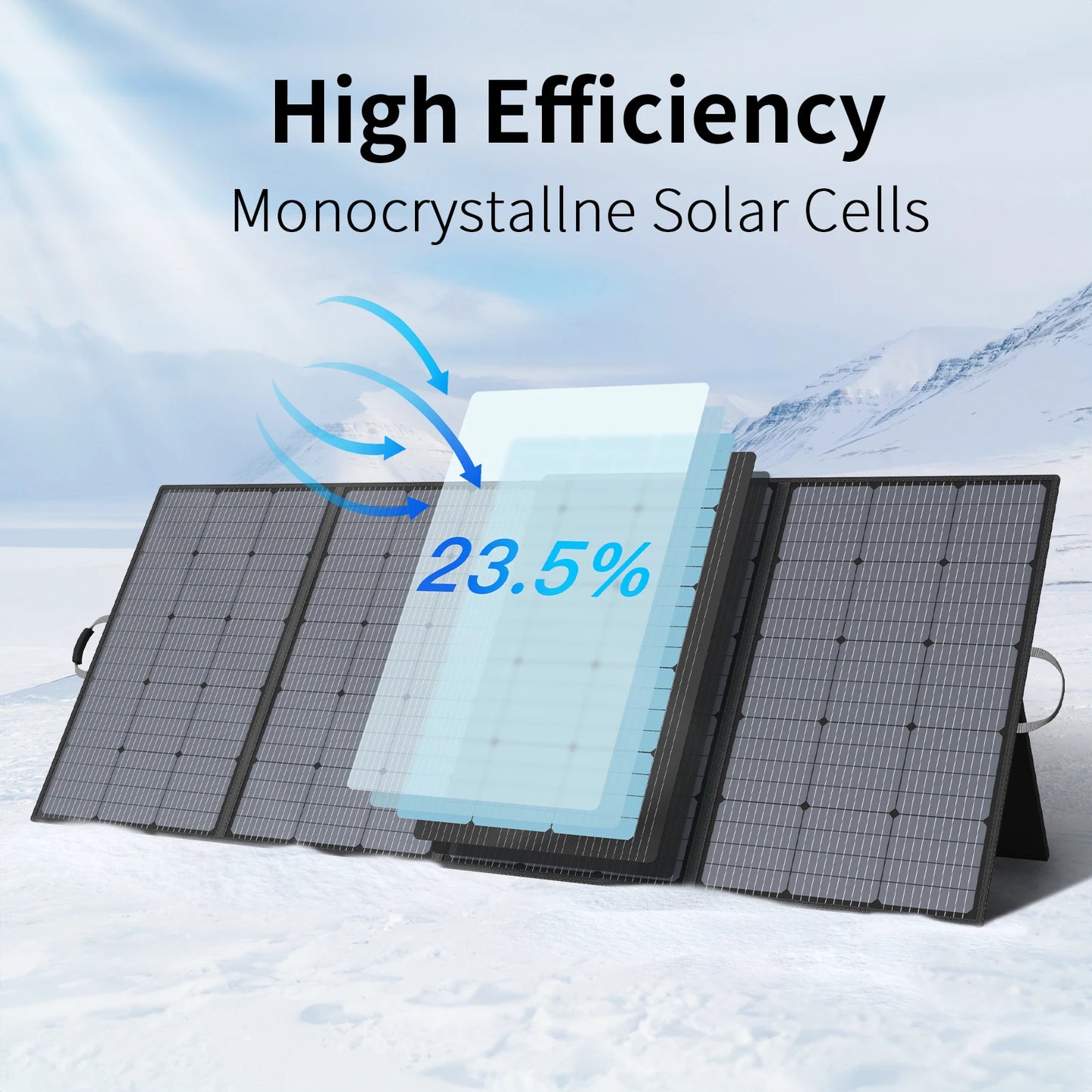 MHPOWOS Portable Solar Panel 31V Solar Charger 400W Outdoor Emergency Backup Power Supply for RV Camping