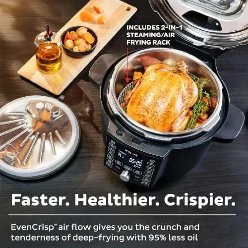 ZAWQ Instant Pot Duo Crisp Lid 13 In 1 6 5 Quart Capacity