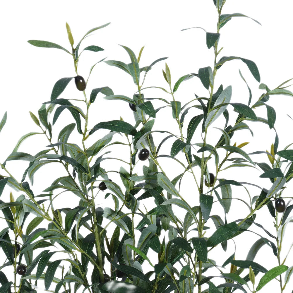 Tall Artificial Olive Tree With Adjustable Branches Potted