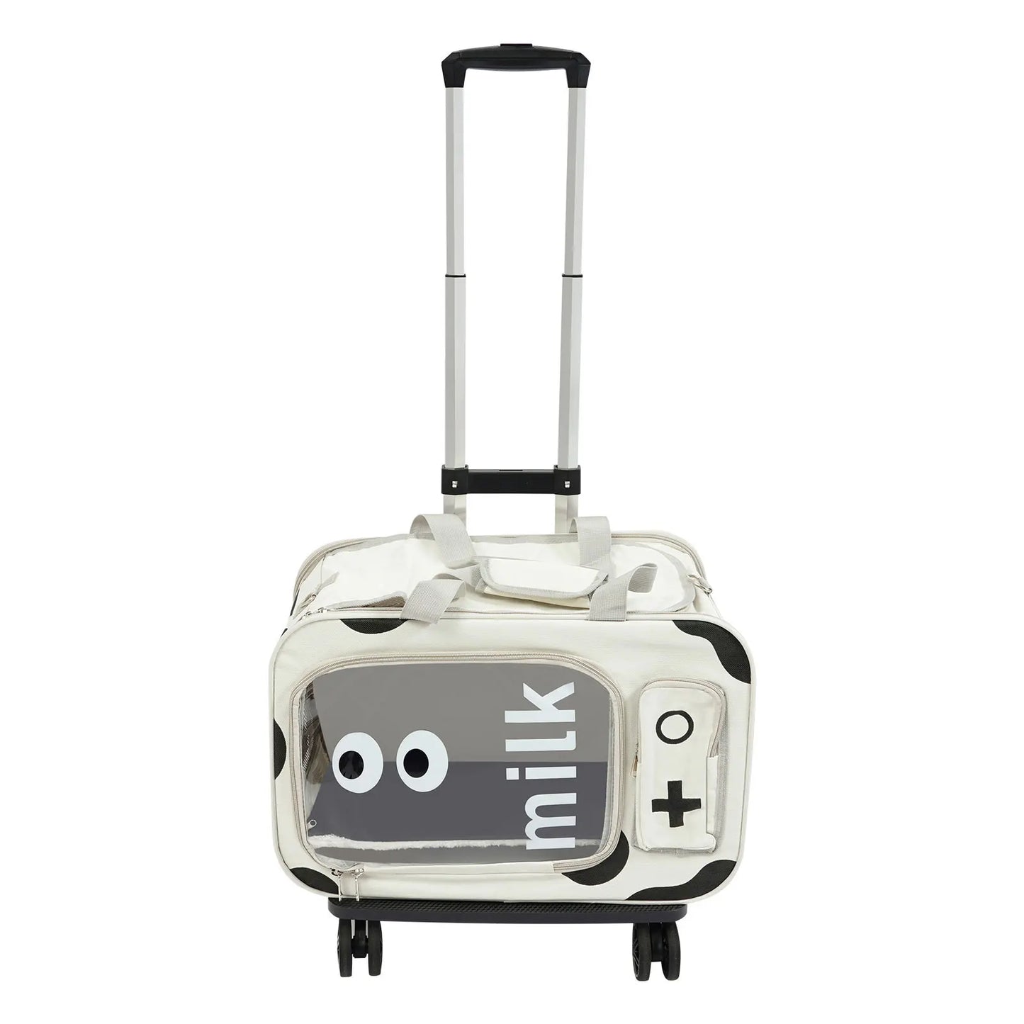 Portable Trolley Pet Carriers for Cats 22 Lbs Dogs 16 Lbs