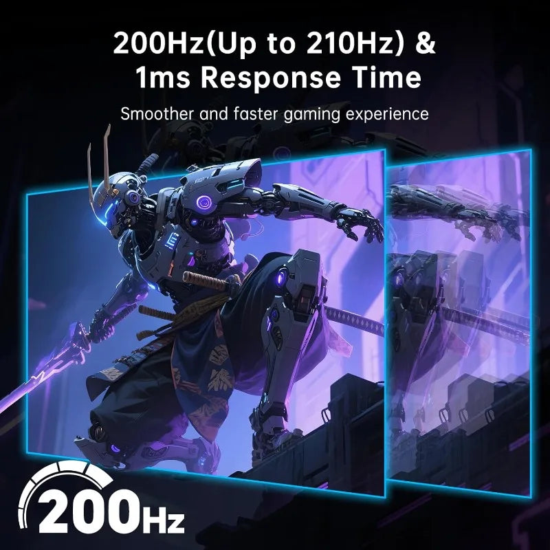 27 Inch Gaming Monitor 2K QHD 210 Hz 1ms HDR Adaptive Sync