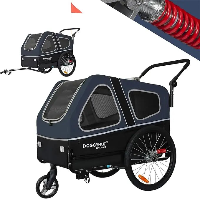 Doggyhut S Line XL Pet Bike Trailer Stroller 100 Lbs