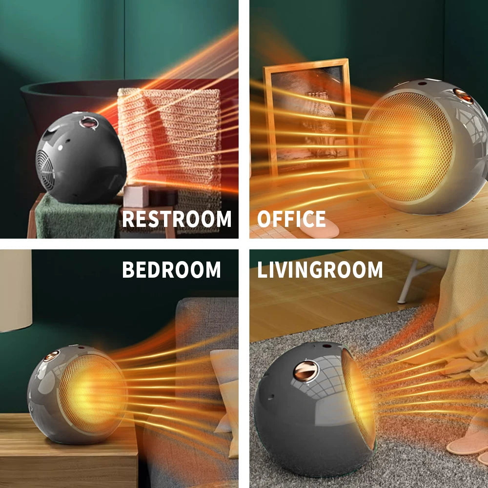 1500W Portable Electric Space Heater With Thermostat 1S