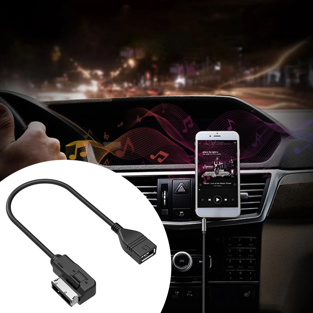 Music MDI MMI AMI to USB Aux Adapter for Audi Q5 Q7 A8