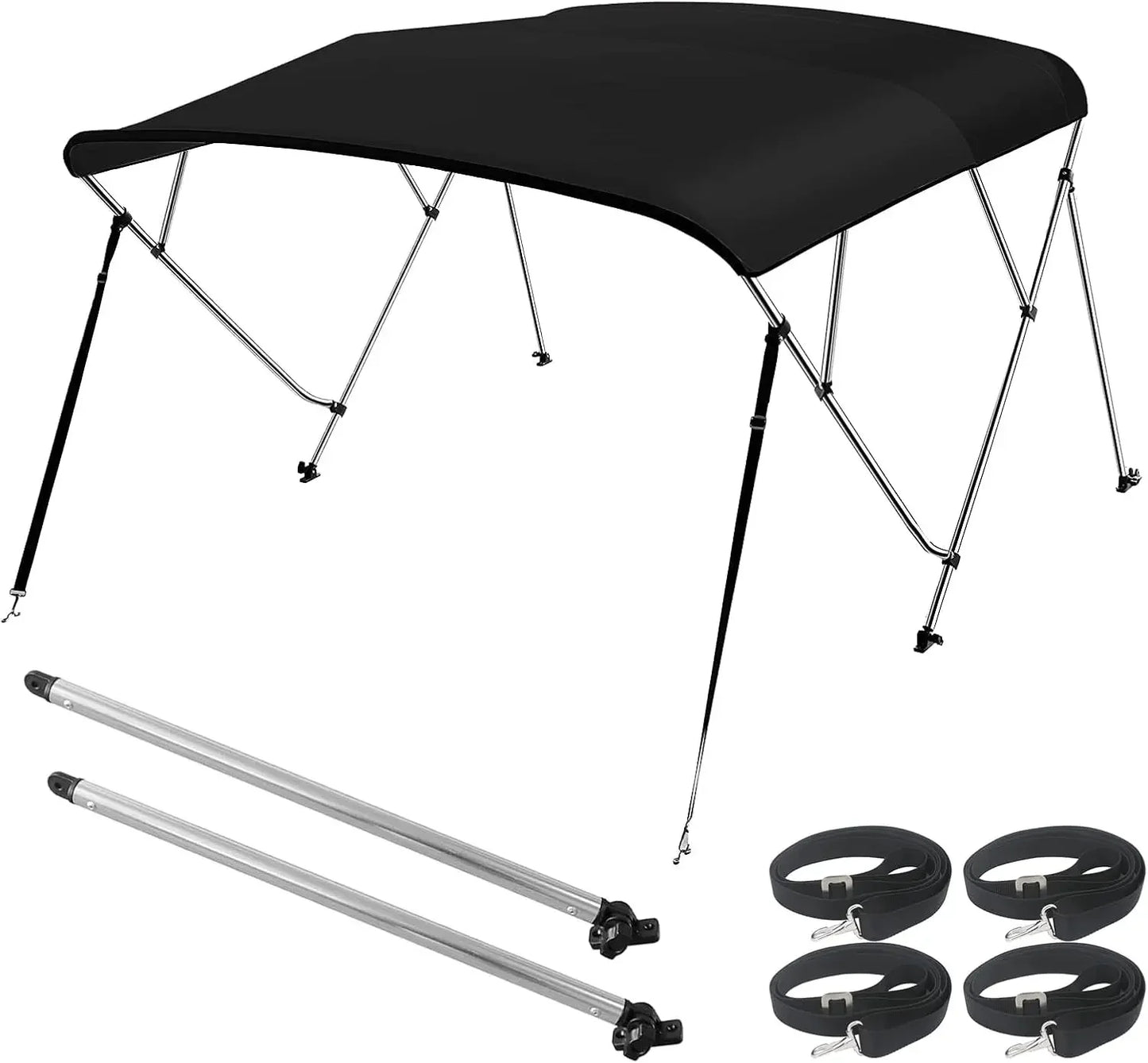 Seamander Bimini Top Navy Blue 3 Bow 6ft With Hardware