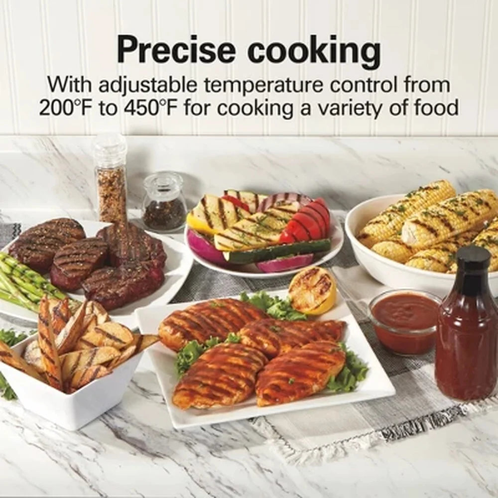 Indoor Electric Searing Grill Nonstick Removable Plate 1200W
