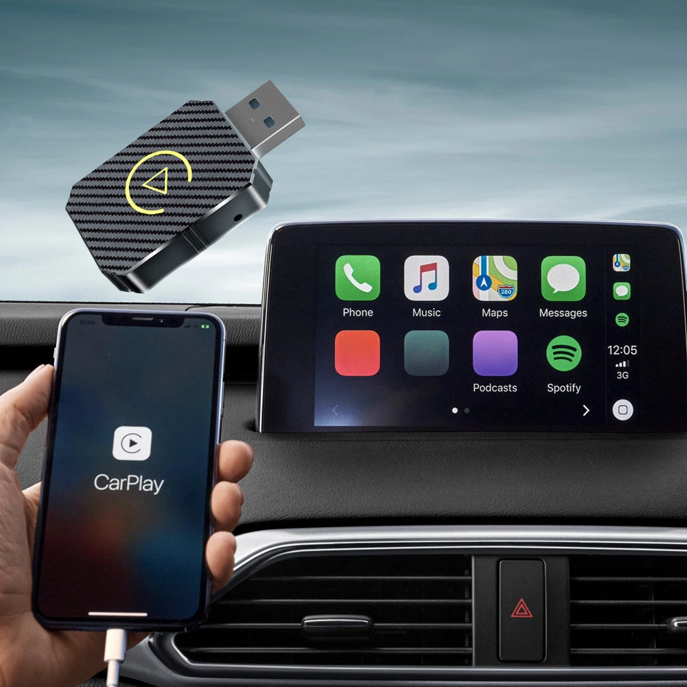 Wireless CarPlay and Android Auto Plug and Play 2 in 1 Box