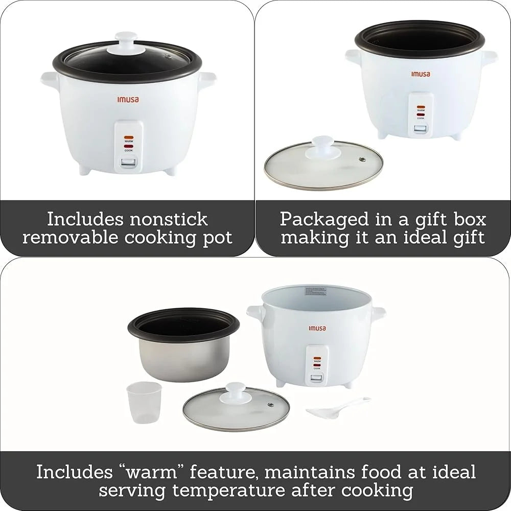 Electric Rice Cooker 5 Cup Uncooked 10 Cup Cooked Nonstick
