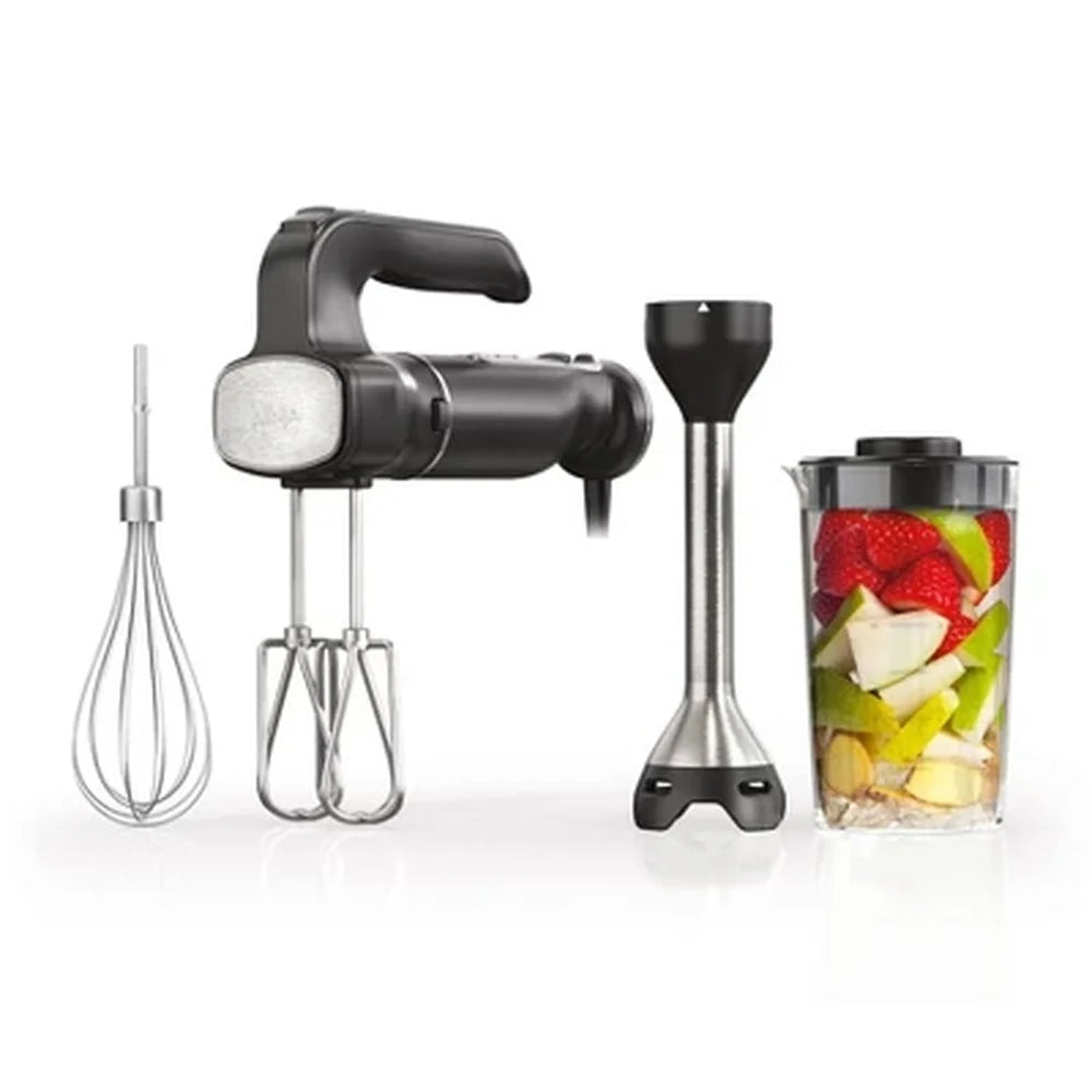 Power Mixer System Hand Blender Immersion 3 Cup Vessel